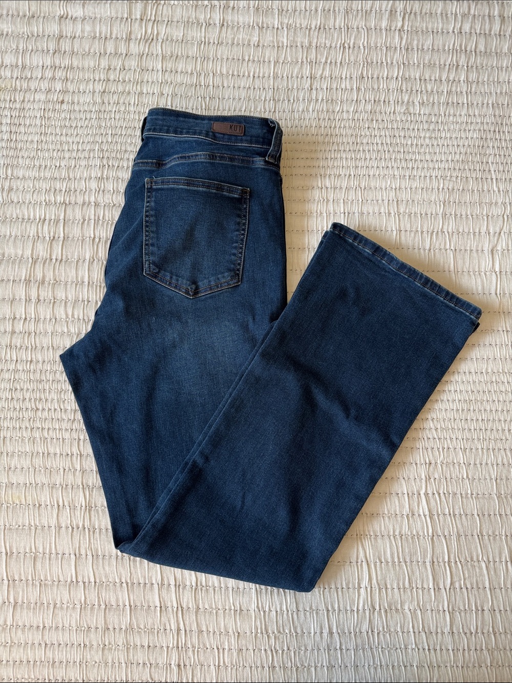 Kut From the Kloth Women's Dark Blue Boot Cut Jeans